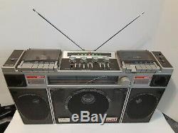 Vintage Stereo Welton Japan 8070 Super Woofer Boombox Ghetto Blaster Rare