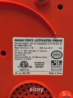 Vintage Super Mario 64 Voice Activated Phone Rare