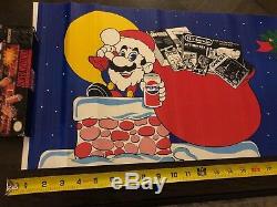 Vintage Super Nintendo Store Display/Pepsi Christmas/ Mario /1980s-1990s- RARE