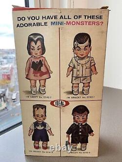 Vintage Super RARE 1964 Ideal The Mini Munsters Wolfy Doll In Box All Original