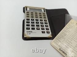 Vintage Super RARE CASIO fx-68 Scientific Calculator Working Read