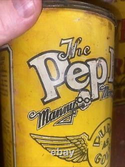 Vintage Super Rare 1920's Pep Boys 5 Lb Grease Can