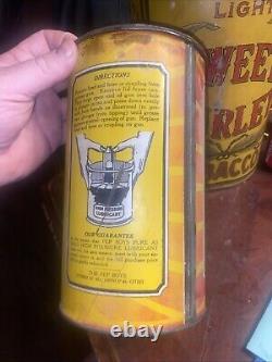 Vintage Super Rare 1920's Pep Boys 5 Lb Grease Can