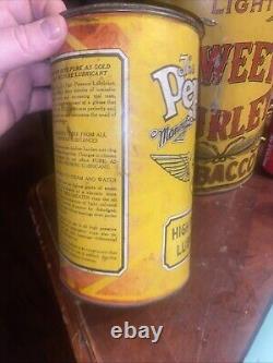 Vintage Super Rare 1920's Pep Boys 5 Lb Grease Can