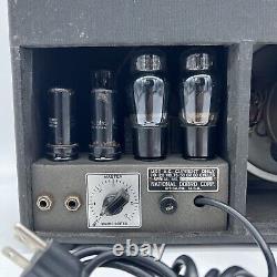 Vintage Super Rare 1930s 40s National Dobro Tube Amplifier 1x6 Combo Amp Works