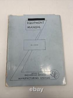 Vintage Super Rare 1969 Texas Instruments TI HAL-9 Computer Equipment Manual