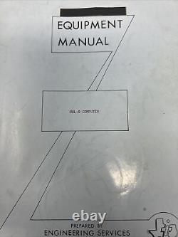 Vintage Super Rare 1969 Texas Instruments TI HAL-9 Computer Equipment Manual