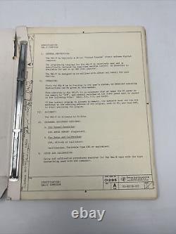 Vintage Super Rare 1969 Texas Instruments TI HAL-9 Computer Equipment Manual