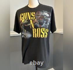 Vintage Super Rare 1987 Guns N Roses T-Shirt Size M With Banned Graphic