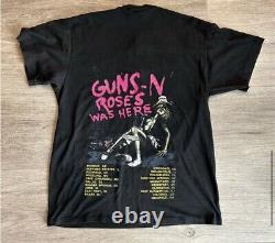 Vintage Super Rare 1987 Guns N Roses T-Shirt Size M With Banned Graphic