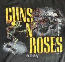 Vintage Super Rare 1987 Guns N Roses T-Shirt Size M With Banned Graphic