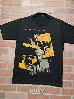 Vintage Super Rare 1990 90s Eric B and Rakim Rap Tee Shirt Hip Hop Large