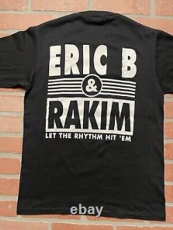 Vintage Super Rare 1990 90s Eric B and Rakim Rap Tee Shirt Hip Hop Large