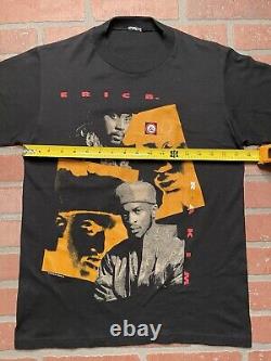 Vintage Super Rare 1990 90s Eric B and Rakim Rap Tee Shirt Hip Hop Large