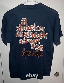Vintage Super Rare 1995 Goosebumps Shirt A Shocker On Shock Street 35 XL Nwt