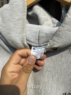Vintage Super Rare 80s Naval Hospital Champion Reverse Weave Hoodie Military