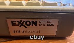 Vintage Super Rare Exxon Office Supplies Keyboard Mechanical Untested 1980-85