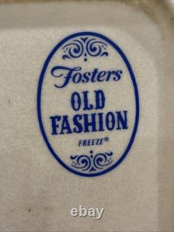 Vintage Super Rare Fosters Freeze Old Fashion Ice Cream Serving Tray Plastic