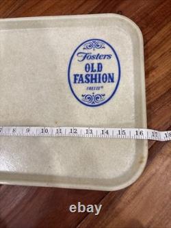 Vintage Super Rare Fosters Freeze Old Fashion Ice Cream Serving Tray Plastic