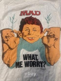 Vintage Super Rare Mad Magazine T-Shirt, Alfred E. Neuman 1975