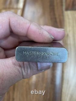 Vintage Super Rare Master-Kaschie Petro Pocket Lighter (Germany) Working