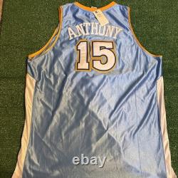 Vintage Super Rare NWT Carmelo Anthony Denver Nuggets authentic jersey size 54