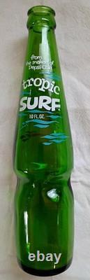 Vintage Super Rare Tropic Surf Bottle 10 Oz By Pepsi Cola No Chips No Cracks