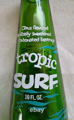 Vintage Super Rare Tropic Surf Bottle 10 Oz By Pepsi Cola No Chips No Cracks