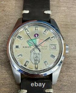 Vintage Super rare Rado Purple Horse, Tropical dial, 35mm Saudi Bahrain Flags