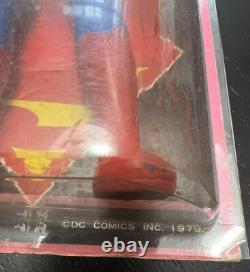 Vintage Superman Jumbo 11 Vinyl Figure DC 1979 Super Rare