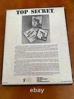 Vintage TSR Top Secret RPG Game 1981 2nd Edition 7006 Boxed Set Super Rare d20s