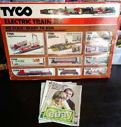 Vintage TYCO THE ALCO SUPER ACTION FREIGHT Electric Train Set! RARE/ LOOK