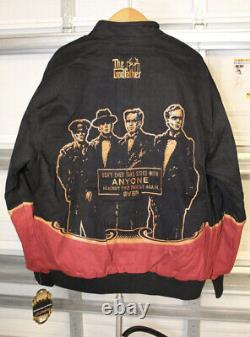 Vintage The Godfather Don Corleone Jacket JH Design Super Rare L NWT