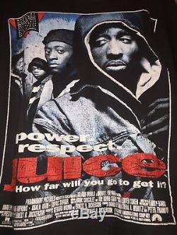 Vintage Tupac Rap Tee Shirt 1992 M Juice Movie Promo 2Pac Shakur Super Rare