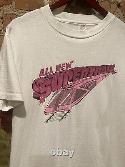 Vintage Tv Promo Super-train T Shirt 70s 80s Large Rare Very Clean