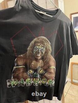 Vintage Ultimate Warrior WWF Tee Shirt Size XL Warrior Wisdom 90s Super Rare