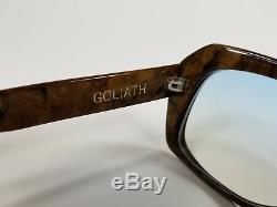 Vintage Ultra Goliath 1 Sunglasses SAMPLE WOODGRAIN SUPER RARE size 58-20