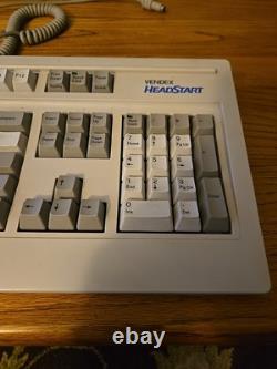 Vintage Vendex Headstart PS2 Keyboard And 3 Button Mouse FKB4700 Super Rare