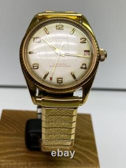 Vintage WATCH MEN, s Clinton 110 JEWEL AUTOMATIC super RARE