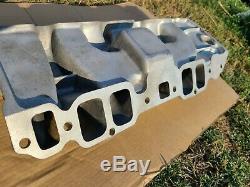 Vintage Weiand SAY WHY-AND Big Block Chevy Dual Quad Intake EXCELLENT! DAY2