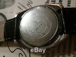 Vintage YEMA Jump Hour Watch 17JEWELS MENS 1970s SUPER RARE French derect read