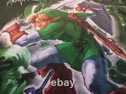 Vintage Zelda Ocarina Of Time 1998 Promo T Shirt Tultex Green Size S Super Rare