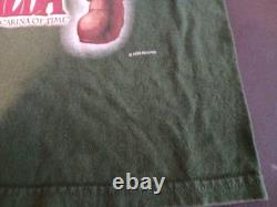 Vintage Zelda Ocarina Of Time 1998 Promo T Shirt Tultex Green Size S Super Rare