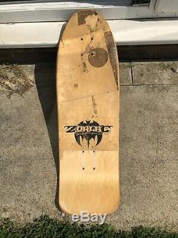 Vintage Zorlac Abrook Skateboard, Super Rare, old school board. Reduced