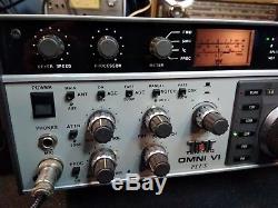 Vintage and Rare Ten Tec Omni VI Plus HF Ham Radio transceiver Super Clean