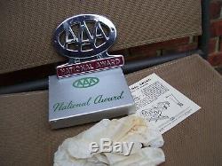 Vintage nos in box AAA automobile emblem badge award chrome gm street rat rod