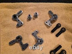 Vintage sassy chassis super rare kyosho usa1 alum bellcrank steering setup
