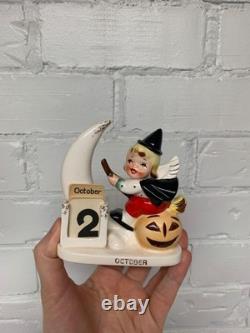 Vintage super rare Atlas Norcrest Holt Howard Halloween witch Angel figurine