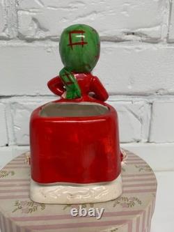 Vintage super rare Napco Lefton Norcrest Holt Howard christmas girl planter