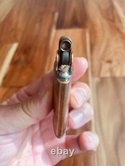 Vintage super rare solid brass Thorens lighter (Swiss) working condition
